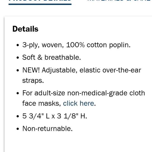 Old Navy Face Mask - Picture 4 of 7